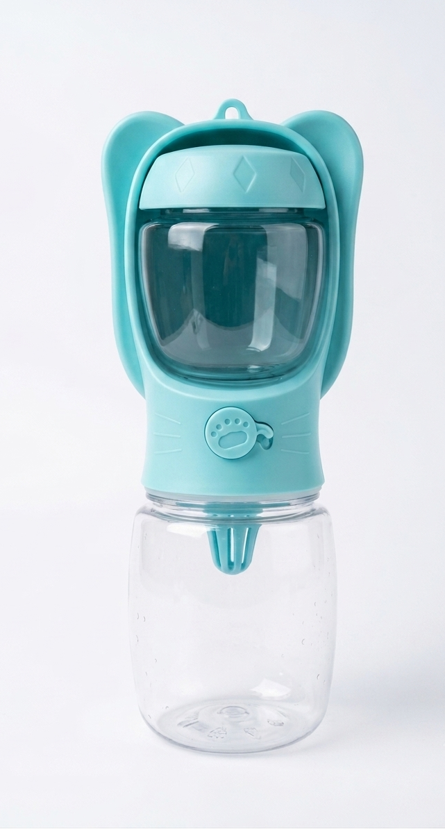 Gourde 2-en-1 bleu 350 ml