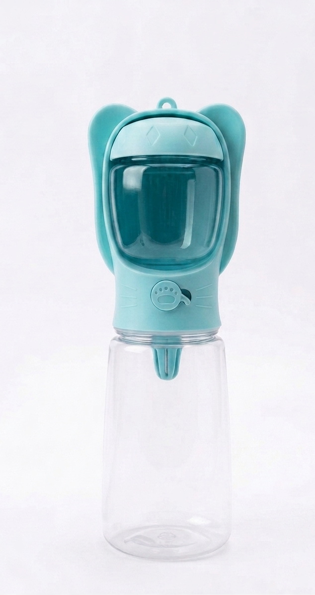 Gourde 2-en-1 bleu 550 ml
