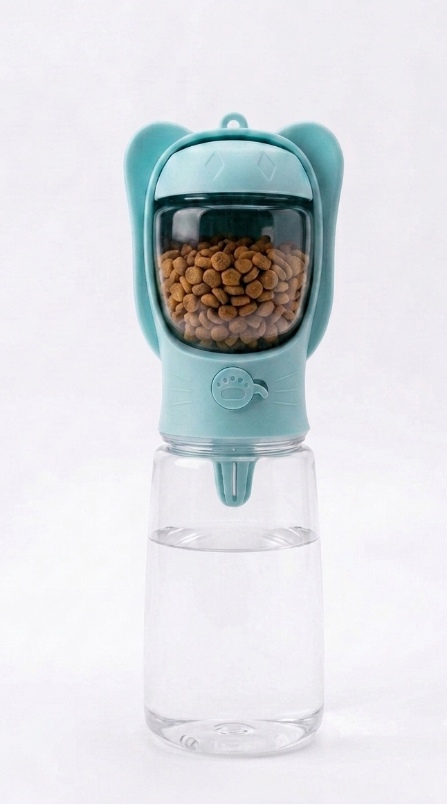 Gourde 2-en-1 bleu 550 ml